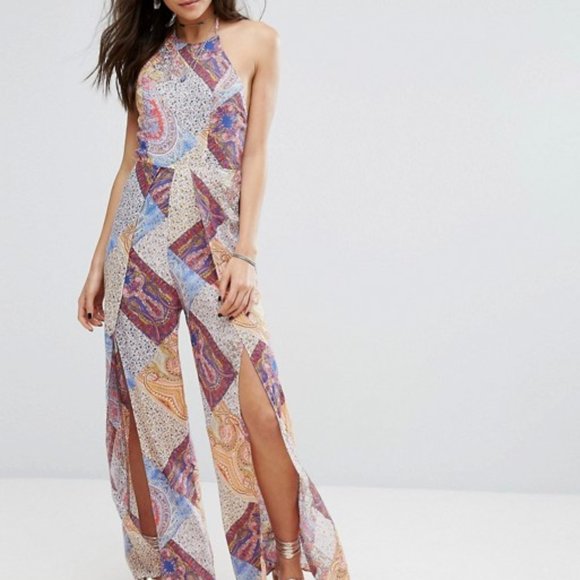 ASOS Pants - Asos Kiss The Sky Festival Jumpsuit